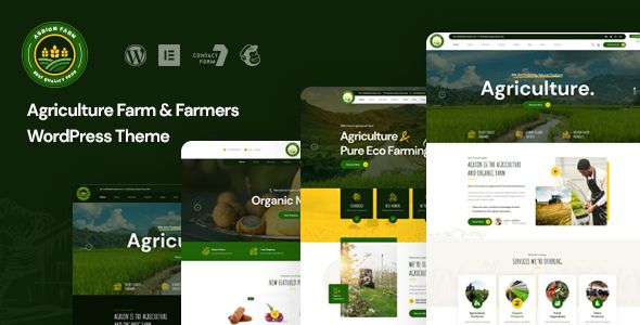 Agrion - Agriculture Farm & Farmers WordPress Theme    