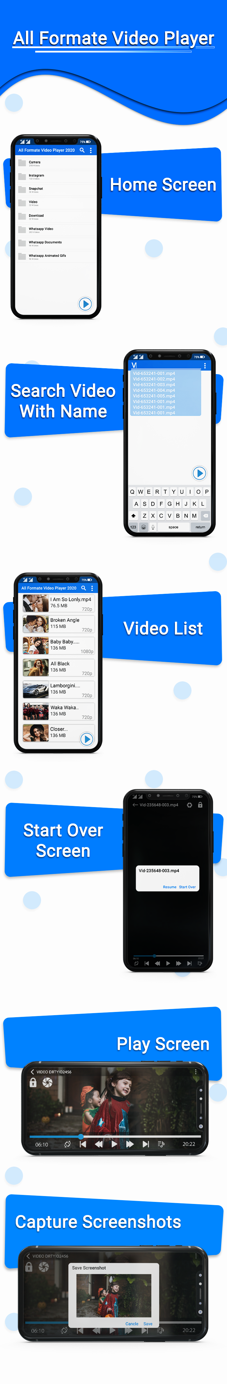 All Format HD Video Player 2020 - Android App + - code.market