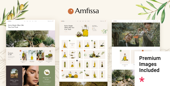 Amfissa - Organic Olive Shop Theme    