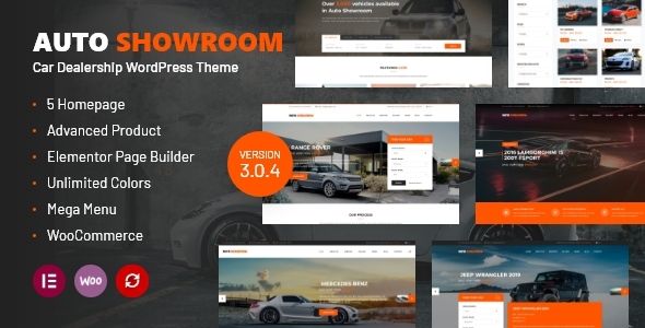 Auto Showroom - Car Dealership WordPress Theme image