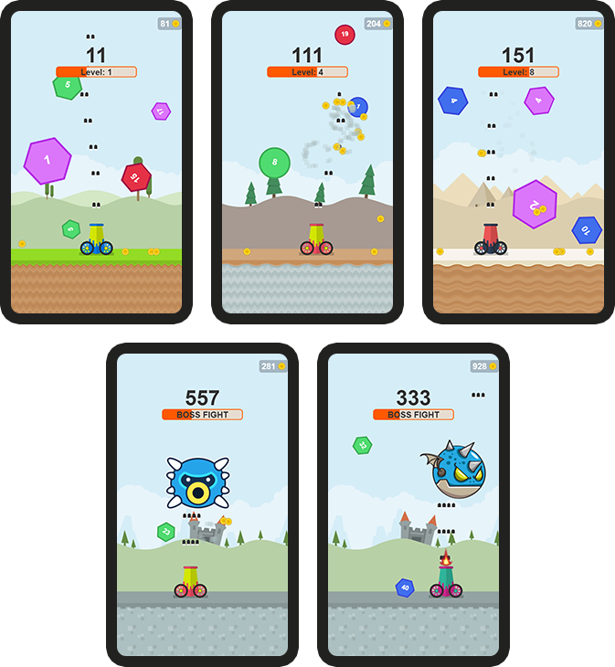 Ball Blaster - HTML5 Game | Construct 2 + Construct 3 - 1
