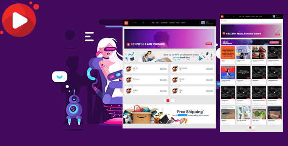 Bee Media Script - Viral Fun Media Sharing Site  Images And Media  