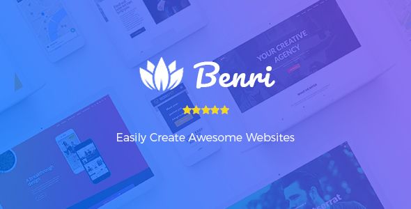 Benri - Ultimate Multi-Purpose Responsive Theme WordPress Creative  