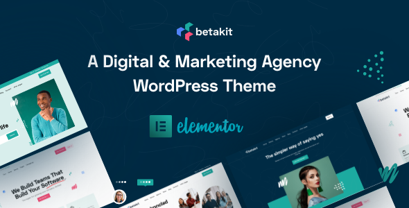 Betakit - Digital & Marketing Agency WordPress Theme    