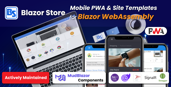Blazor Store - Mobile PWA and Site Templates with Powerful Built-in Functions Net Miscellaneous  