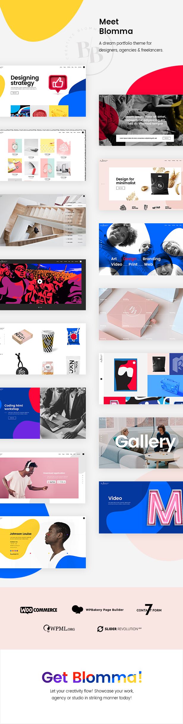 Blomma - Creative Agency Portfolio Theme - 1