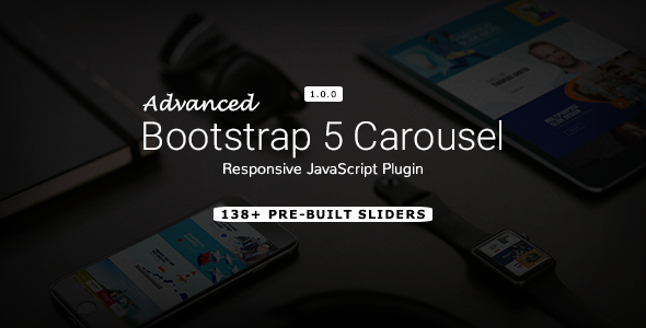 Bootstrap 5 Carousel Responsive JavaScript Plugin    Sliders