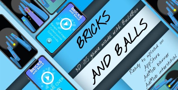 'Bricks and Balls' - iOS full 3D game iOS  Mobile Games