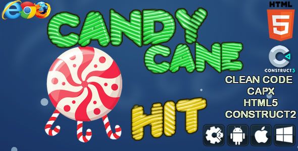 Candy cane Hit – Html5 Game