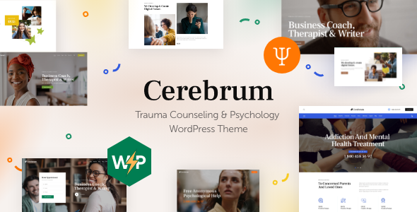 Cerebrum - Trauma Counseling & Psychology WordPress Theme    