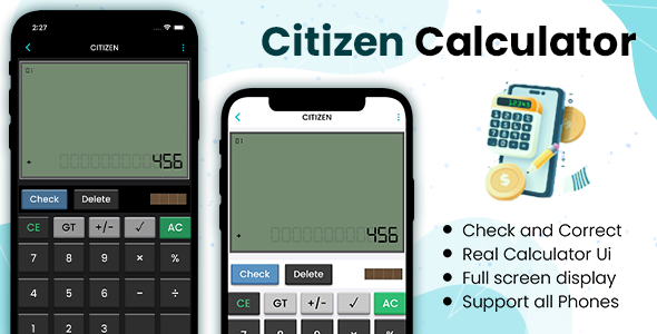 Citizen Calculator || iOS Swift | XCode | AdMob iOS  Mobile 
