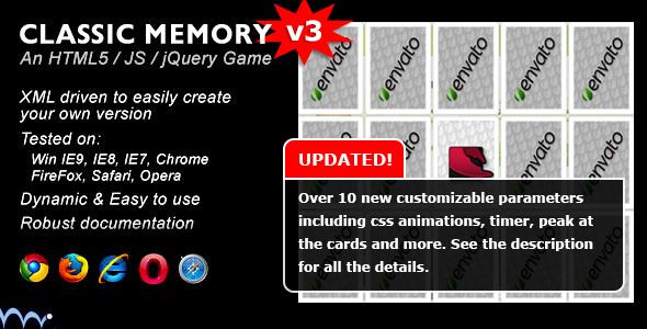 Classic Memory Game Miscellaneous