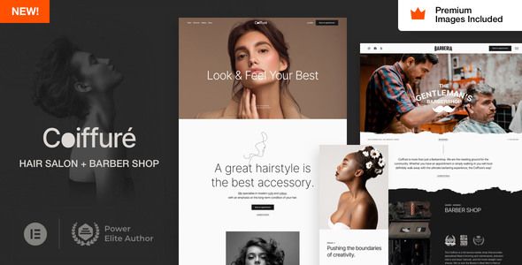 Coiffure - Hair Salon & Barber WordPress Theme    