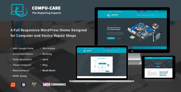Compu-Care Computer & Mobile Repair Shop | WordPress Theme    