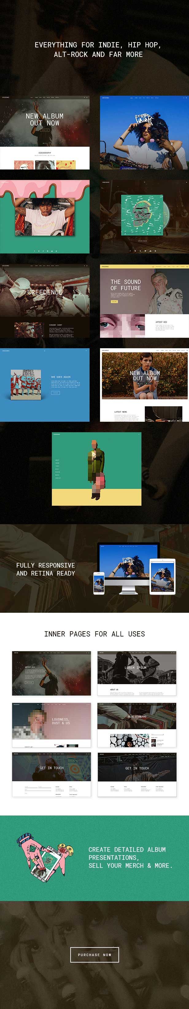 Creedence - Music Band, Singer & Producer Theme - 1