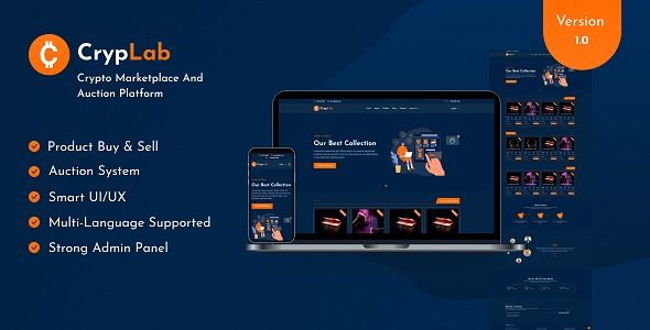 CrypLab - Crypto Marketplace Platform    Help And Support Tools