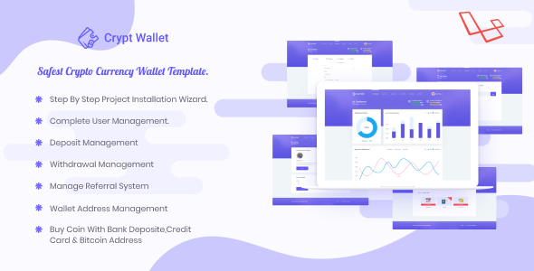 CryptWallet - Crypto Currency Web Wallet Pro    Project Management Tools