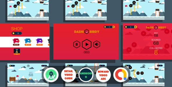 Dashi Birdy - Android Studio Game Android  Mobile Games