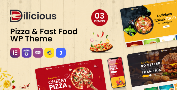 Dilicious - Pizza & Fast Food WordPress Theme    