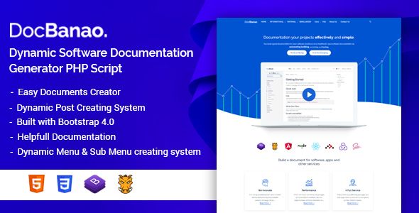 DocBanao - Dynamic Software Documentation Generator PHP Script    