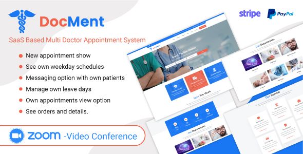 DocMent - SaaS Based Multi Doctor Appointment System    
