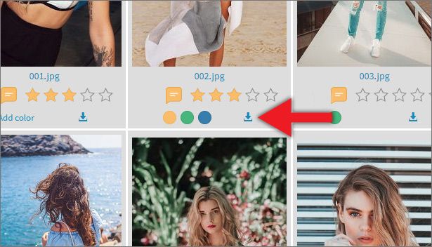 Download images plugin for Photo Selector - 1