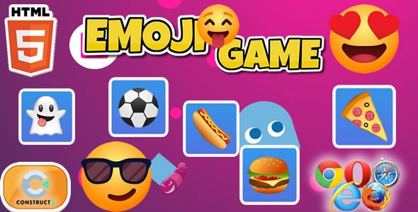 EMOJI GAME - HTML5 CONSTRUCT 3(.C3P)    Games