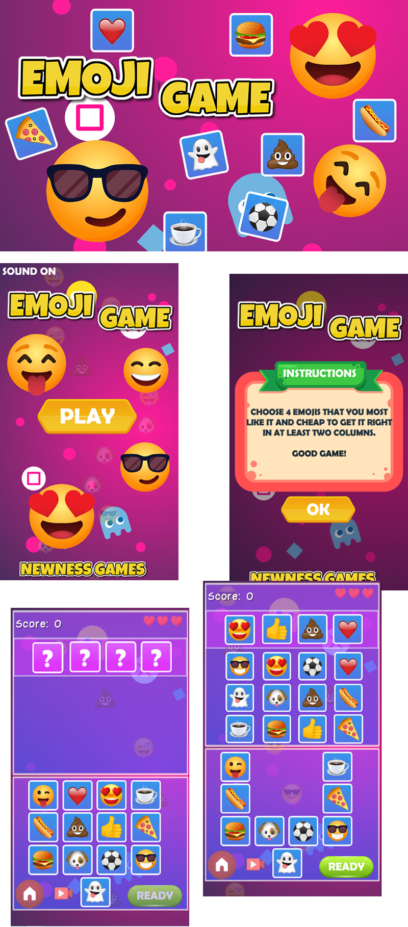 EMOJI GAME - HTML5 CONSTRUCT 3(.C3P) - 1