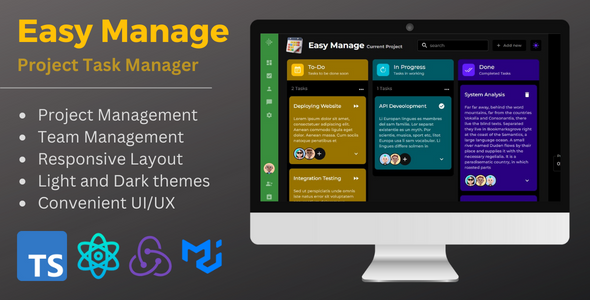 Easy Manage - Manage Your Project Easily    Project Management Tools