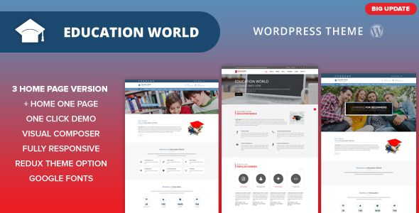 Education World WordPress Theme    