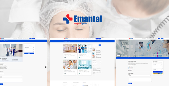 Emantals – Hospital Management System with Website    