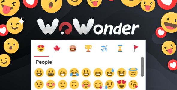 Emoji / Emoticons - The Ultimate WoWonder Emoji / Emoticons Plugin  Add Ons  