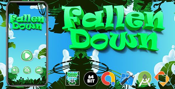 Fallen Down Game Templates Android  Mobile Games