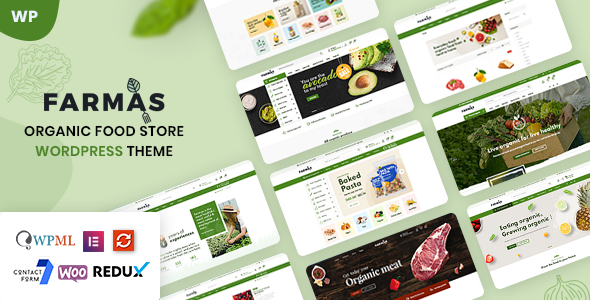 Farmas - Organic Food Store WordPress Theme    