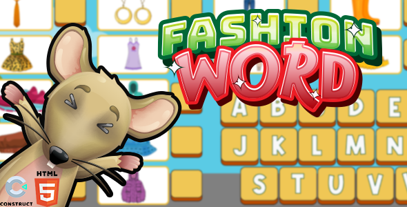Fashion Word - HTML5 Game - Construct 3    Games