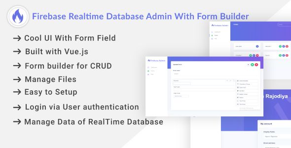Firebase Realtime Database Admin With Form Builder - Vue.js    Database Abstractions