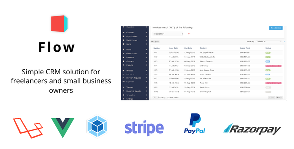 Flow - Simple CRM for Freelancers and Small businesses    