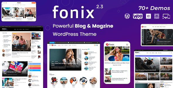 Fonix | Newspaper & Magazine WordPress Theme WordPress Blog Magazine