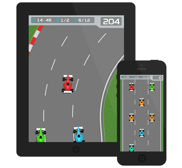 Formula Racing - Crazy Racing HTML5 Game - 1