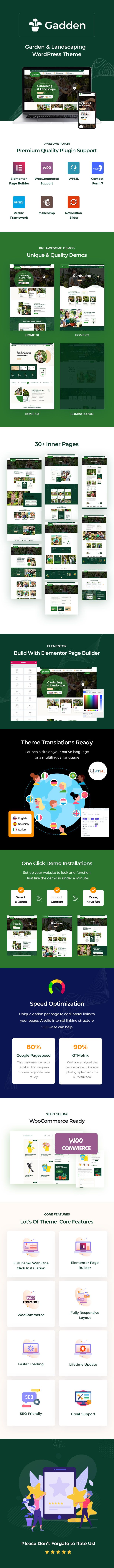 Gadden - Garden Landscaper WordPress Theme - 1