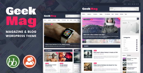 GeekMag - Magazine News Blog WordPress Theme    