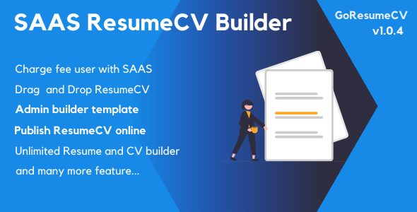 GoResumeCV - SAAS Resume Builder Online - code.market