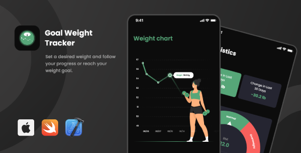 Goal Weight Tracker & BMI iOS  Mobile 
