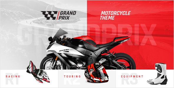 GrandPrix - Motorcycle WordPress Theme image