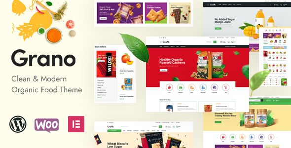 Grano - Organic & Food WordPress Theme    