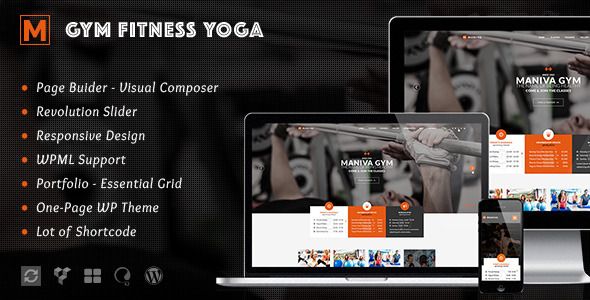 Gym Fitness Yoga – Maniva WordPress Theme