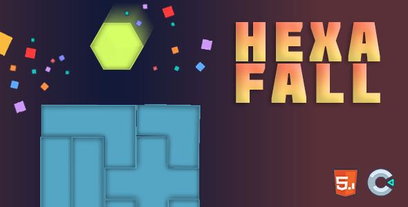 HEXA FALL - HTML5 &  C3P FILE    Games