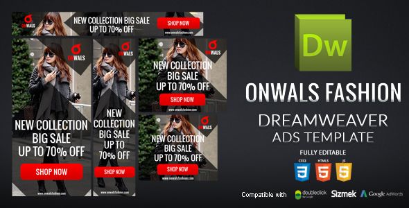 HTML5 Banner Dreamweaver Template v1    Ad Templates