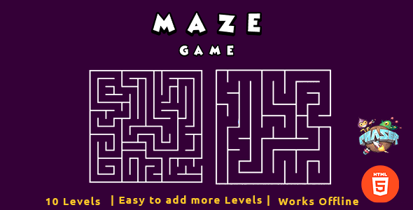 HTML5 Maze Game - Phaser Game    Games