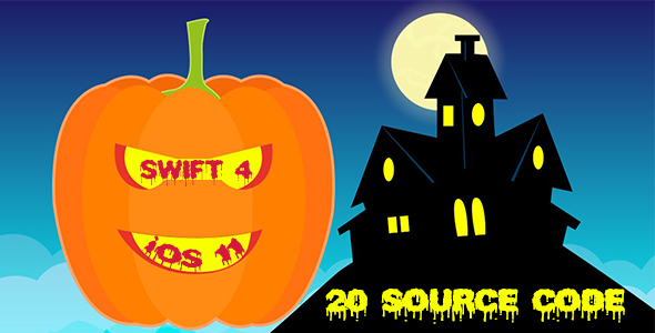 Halloween Bundle Sale - 20 Source Codes in iOS 11 and Swift 4 iOS  Mobile Games